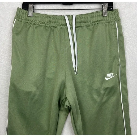Nike Green Joggers Sweatpants Mens Large Pockets Fleece Gym Training Tech - Picture 2 of 9